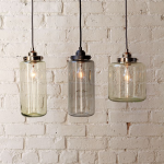 glass jar pendants