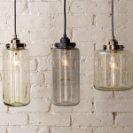 glass jar pendants